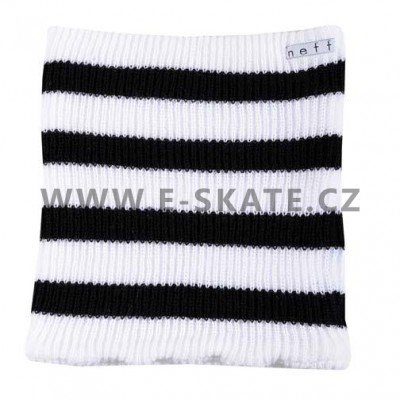 Nákrčník zimní Neff Daily Stripe Gaiter White Black